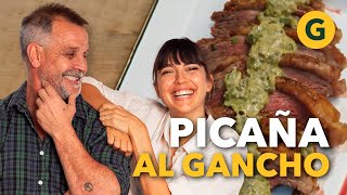 PICAÑA al GANCHO 🥩 FORMA INNOVADORA de COCINAR por Felicitas Pizarro  El Gourmet [upl. by Haldan413]