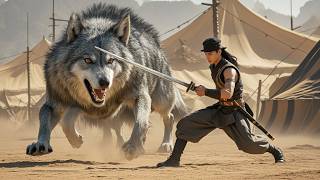 Kung Fu Movie Useless lad awakens his bloodline power and slays a giant mutated wolf kungfu [upl. by Strain871]