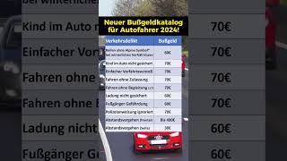 Neue Bußgelder im Straßenverkehr 2024 [upl. by Aubine457]