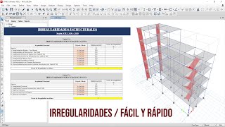 IRREGULARIDADES ESTRUCTURALES SEGUN NORMA E030 EN ETABS  V5 [upl. by Lilian953]