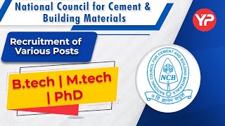 NCCBM Recruitment 2023 Various Posts  NCCBM Notification 2023  BtechMtech  Interview Guidance [upl. by Francois]