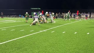 Video Weedsports Mason Kocur rushes for a first down against West Canada Valley [upl. by Cyd]