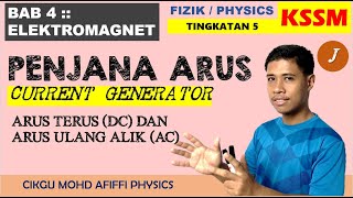 DC and AC Generator Penjana Arus Terus Dan Arus Ulang Alik Tutorial 103 C [upl. by Reyaht]