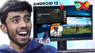 Finally Android 12 Now On Windows 10 amp 11🔥 Better Than Google Play Games Run Android on Windows [upl. by Ydennek]