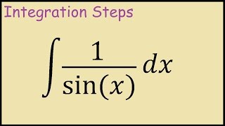 How to integrate 1sinx [upl. by Alansen595]