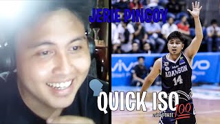 PBA Draft Prospect JERIE PINGOY  QUICK ISO [upl. by Reggy]