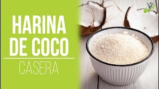 Como Hacer Harina de Coco en Casa I Homemade Coconut Flour [upl. by Ellehcsor]