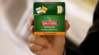 Kingfisher Instant Beer  Beer In Packets  Cheers 😃😃😃 [upl. by Zelle]