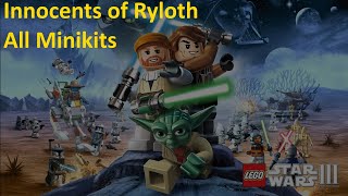 LEGO Star Wars III The Clone Wars  Innocents of Ryloth  All Minikits 100 Walkthrough [upl. by Alol]