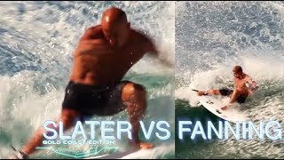 KELLY SLATER VERSUS MICK FANNING  GOLD COAST [upl. by Naleag]