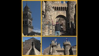 Tour to The Old Castle quot Castillo de losTemplariosquot Castle of the Knights Ponferrada Spain [upl. by Mcconaghy279]