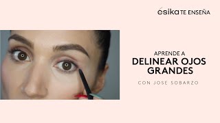 Tutorial  Aprende a delinear ojos grandes con Jose Sobarzo para ésika [upl. by Aleinad]