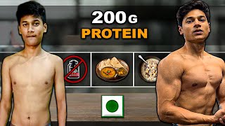 Vegetarian Full Day of Eating for Bulking  3500 Calories  200g Protein [upl. by Roderick]