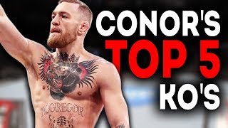 Conor McGregors Best Knockouts Highlights [upl. by Nairoc]