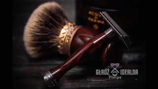 SAPONIFICIO VARESINO SAFETY RAZOR COCOBOLO [upl. by Malissa67]