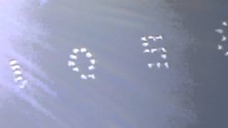 Pi in the Sky SkyTyping over San Francisco Bay Fremont CA 091212 Ishky Zero1 SkyWriting [upl. by Calia]