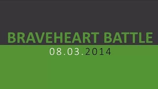 Braveheart Battle 2014  Alle Hindernisse  Kompletter Lauf  BraveheartBattle Sound fixed [upl. by Lavicrep]