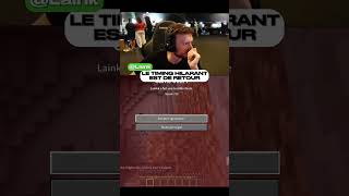 LAINK TOMBE SUR UN TIMING PARFAIT PENDANT LE ZEVENT 🤣🤣 Zevent laink memes france minecraft [upl. by Sheehan560]