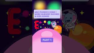 Simple ABC Phonics Song Pt1  Alphabet Counting Colors  Learn Nursery Rhymes kidssongs fyp [upl. by Mace]