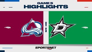 NHL Game 5 Highlights  Avalanche vs Stars  May 15 2024 [upl. by Ynnos]