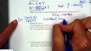 Ideal Gas Law PVnRT practice problems [upl. by Pare]