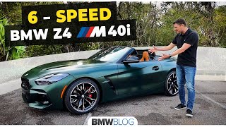 2024 BMW Z4 M40i 6Speed  Quick Review [upl. by Bunny]