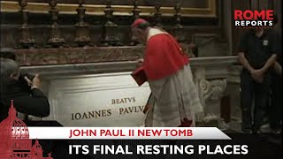 First Images of John Paul IIs new tomb [upl. by Danzig]