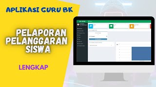 GRATIS Aplikasi Sekolah untuk Guru BK  Konseling  Responsive  SC FREE DOWNLOAD [upl. by Melantha543]