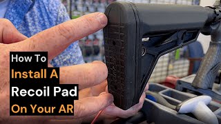 How To Install A Recoil Pad On Your Tactical Rifle [upl. by Burger]