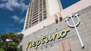 Del lujo a la destrucción y decadencia de los hoteles NeptunoTriton en Miramar la habana Cuba [upl. by Ensign649]