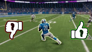 Barry Sanders Career Resimulation l Madden NFL 23 [upl. by Conrad491]