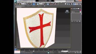 3ds Max Tutorial Part 14 Modelling a shield [upl. by Eema202]