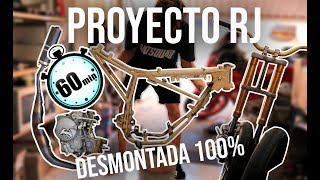 Desmonto la moto en 60 minutos NUEVO PROYECTO 1 [upl. by Sitnik]