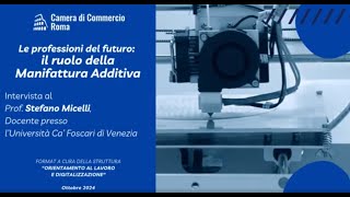 Le professioni del futuro il ruolo della Manifattura Additiva [upl. by Ocsirf]