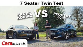 New Skoda Kodiaq Vs Peugeot 5008  The Ultimate 7 Seat Family Car Showdown  CarsIrelandie [upl. by Harriet647]