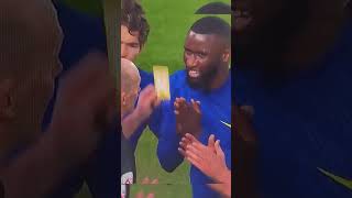 Rüdiger deadly tackling 😲 [upl. by Schwarz198]