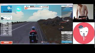 Virtual Everesting attempt on Zwift [upl. by Leva]