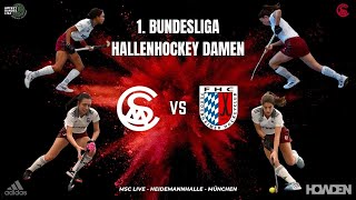 MSC Live MSC vs FHC  1 Bundesliga Hallenhockey Damen  14012024 1200 Uhr [upl. by Nosydam]