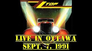 ZZ Top Live  Ottawa 1991 audio only [upl. by Salvatore]