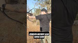 Shooting The Odinson Archery 60 Horse Bow [upl. by Rube]