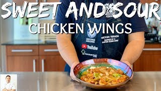 Sweet and Sour Chicken Wings  Classic Recipe [upl. by Okime272]