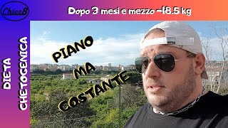 DIETA CHETOGENICA 3MESI E MEZZO  18 KG piano ma costante [upl. by Neimad799]