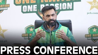 Director Pakistan Men’s Cricket Team Mohammad Hafeezs Press Conference at GSL [upl. by Nosreme]