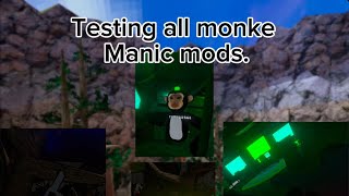 Testing all monke manic mods CRAZY sub and like for ghost trolling in monke manic maybe￼ [upl. by Airalav441]