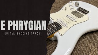 E Phrygian Guitar Backing Track [upl. by Schwenk]