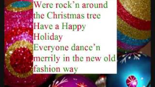 rockn around the Christmas tree lyrics [upl. by Itak456]