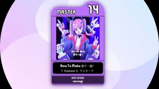 maimai Majdata F Rabbeat How To Make 音ゲ～曲！Master 14 [upl. by Ynattirb]