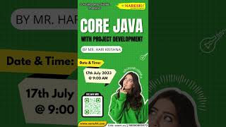 Java Full Course 2023  Core Java Full Course  NareshIT corejava java training [upl. by Sesiom233]