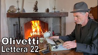 Olivetti Lettera 22 a typewriter from 1950 its hystory amp how does it work Video N°53 [upl. by Boar74]