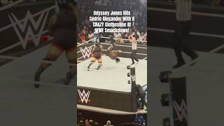 Odyssey Jones Hits Cedric Alexander With A CRAZY Clothesline At WWE Smackdown wwe short shorts [upl. by Aehsal]